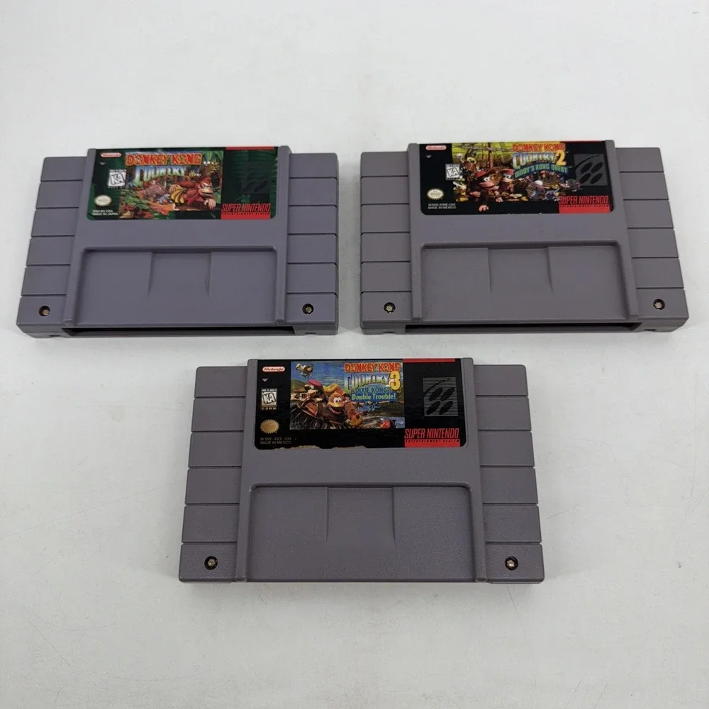 Donkey Kong Country 1 2 3 snes